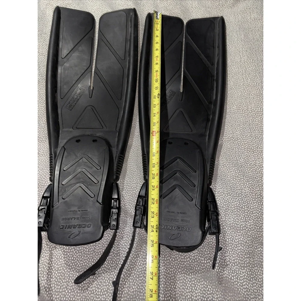 Oceanic Vortex V12 Split SCUBA Fins XL Natures Wing Propeller-Fin Technology